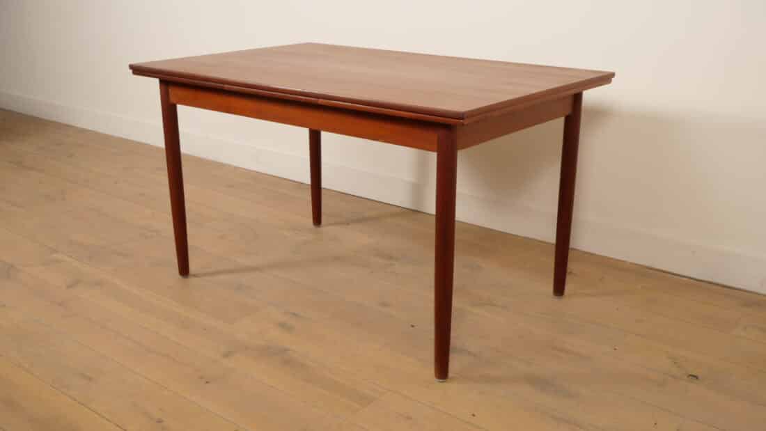 Vintage Eettafel Teak Uitschuifbaar 130 Cm Vintage Eettafel Teak Uitschuifbaar 130 Cm
