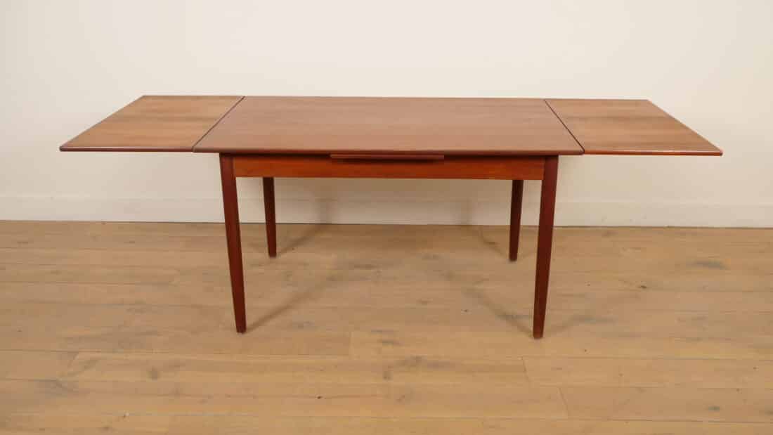 Vintage Eettafel Teak Uitschuifbaar 130 Cm Vintage Eettafel Teak Uitschuifbaar 130 Cm