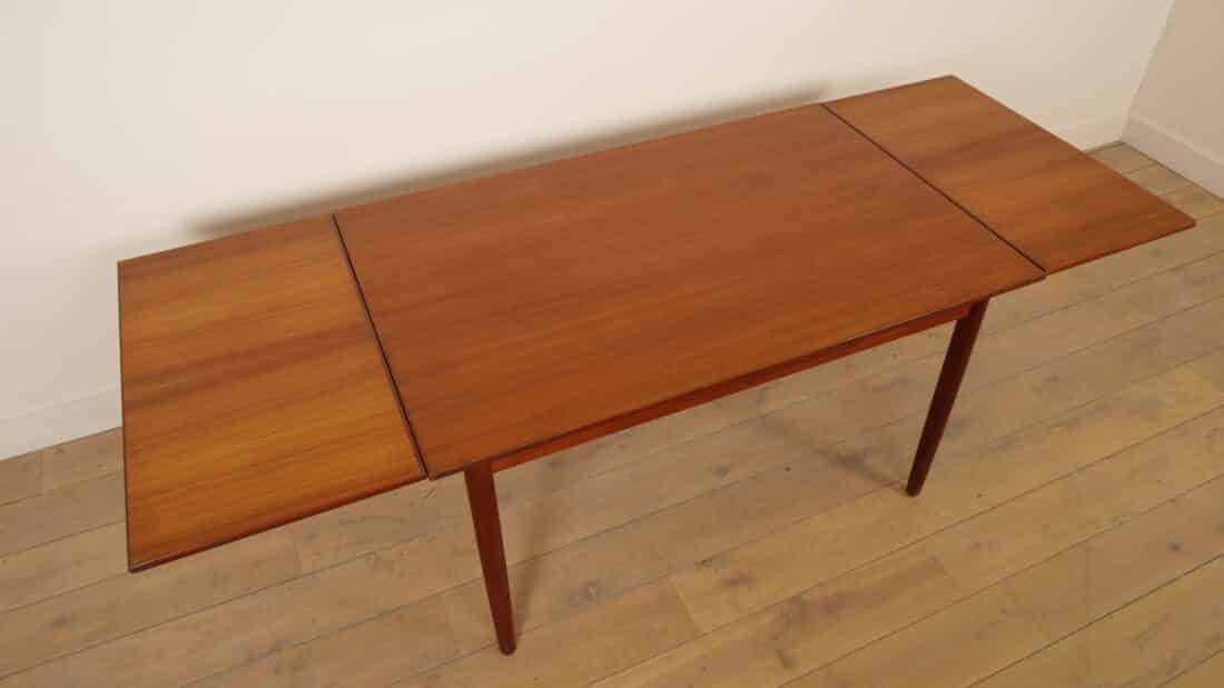 Vintage Eettafel Teak Uitschuifbaar 130 Cm Vintage Eettafel Teak Uitschuifbaar 130 Cm