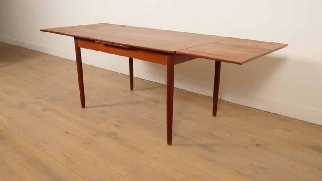 Vintage Eettafel Teak Uitschuifbaar 130 Cm Vintage Eettafel Teak Uitschuifbaar 130 Cm