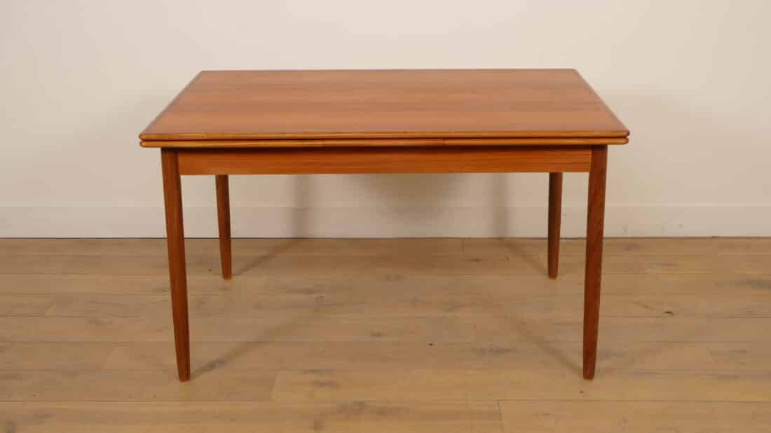 Vintage Eettafel Teak Uitschuifbaar 126 Cm Vintage Eettafel Teak Uitschuifbaar 126 Cm