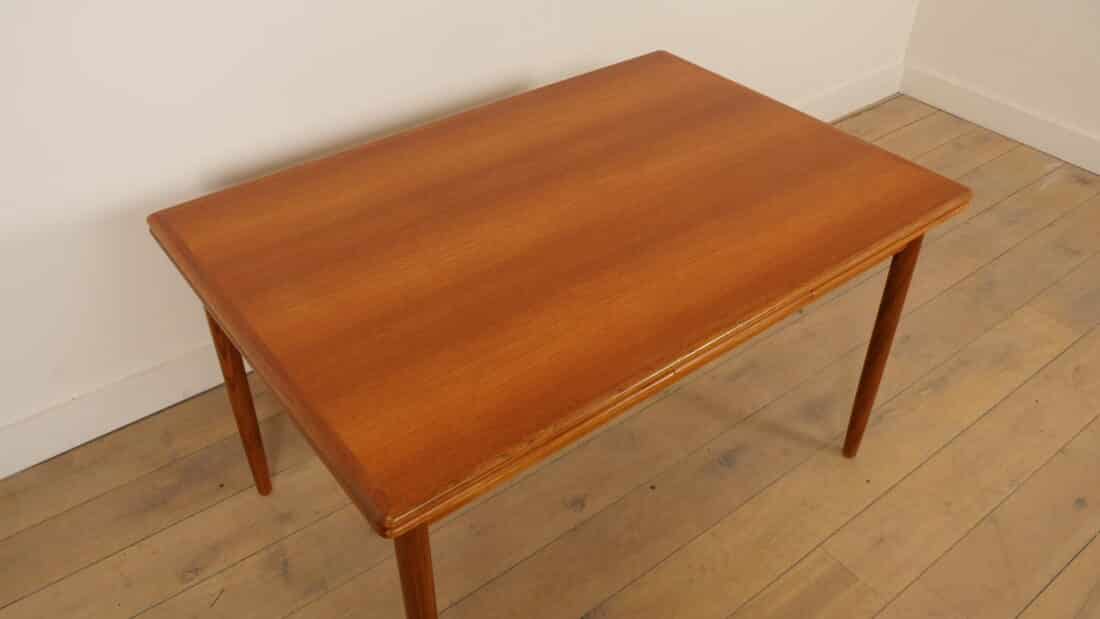Vintage Eettafel Teak Uitschuifbaar 126 Cm Vintage Eettafel Teak Uitschuifbaar 126 Cm