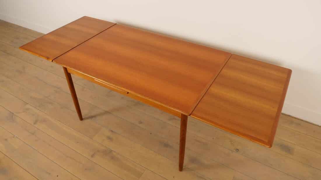 Vintage Eettafel Teak Uitschuifbaar 126 Cm Vintage Eettafel Teak Uitschuifbaar 126 Cm