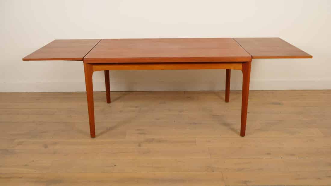 Vintage Eettafel Uitschuifbaar Henning Kjaernulf Teak Vintage Eettafel Uitschuifbaar Henning Kjaernulf Teak