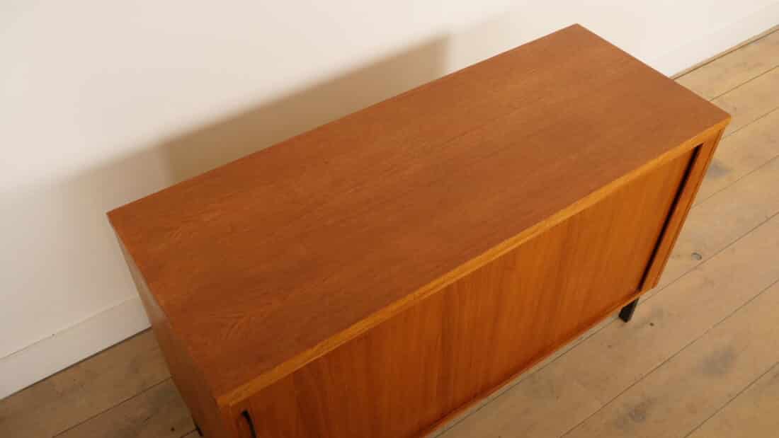 Vintage Dressoir Met Tambour Schuifdeur 120 Cm Vintage Dressoir Met Tambour Schuifdeur 120 Cm