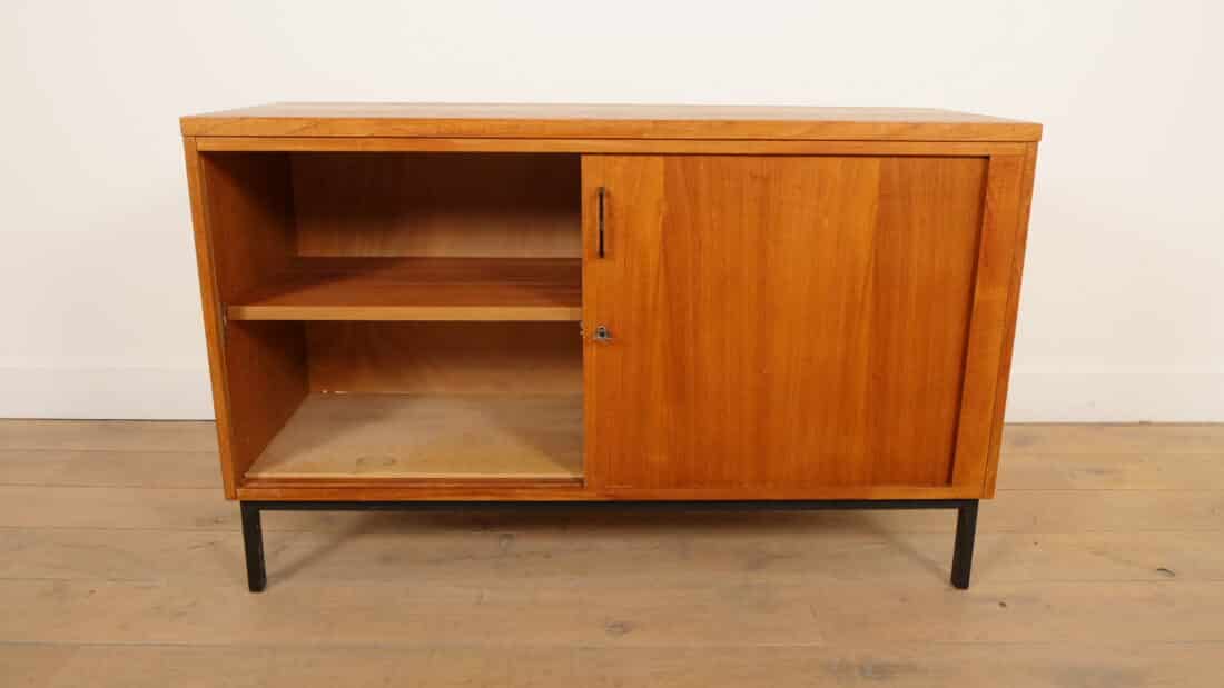 Vintage Dressoir Met Tambour Schuifdeur 120 Cm Vintage Dressoir Met Tambour Schuifdeur 120 Cm