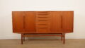 Deens vintage highboard in teak – midcentury modern wandkast
