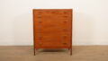 Vintage Deense ladekast | Teak | 6 lades | 104 cm