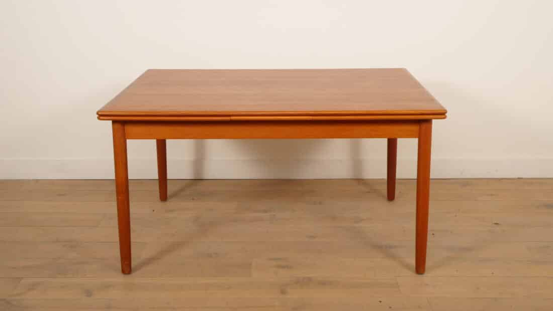 Vintage Eettafel Teak Uitschuifbaar 140 Cm Vintage Eettafel Teak Uitschuifbaar 140 Cm