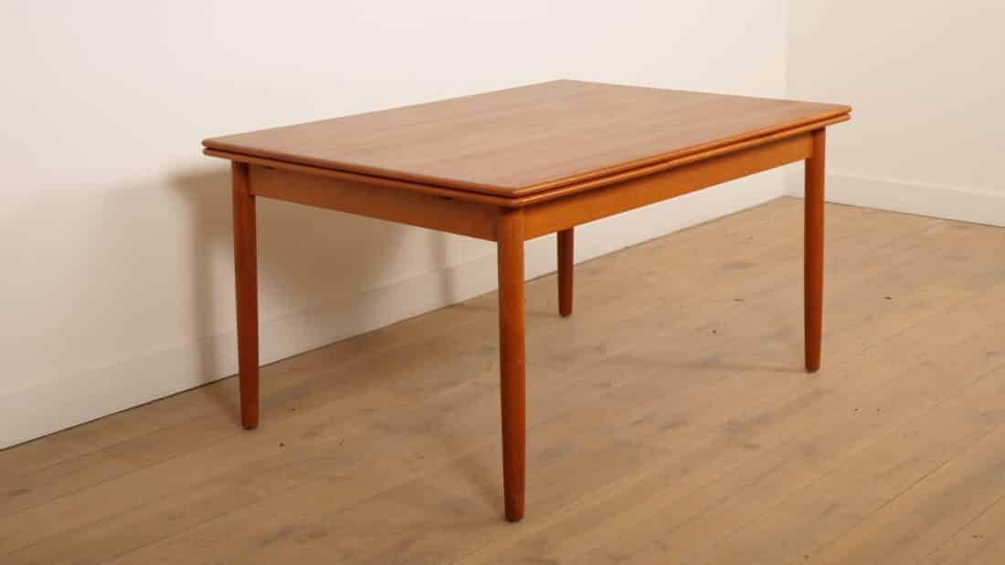 Vintage Eettafel Teak Uitschuifbaar 140 Cm Vintage Eettafel Teak Uitschuifbaar 140 Cm