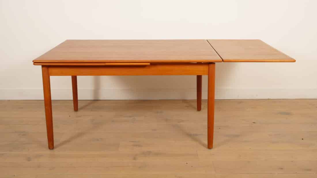 Vintage Eettafel Teak Uitschuifbaar 140 Cm Vintage Eettafel Teak Uitschuifbaar 140 Cm