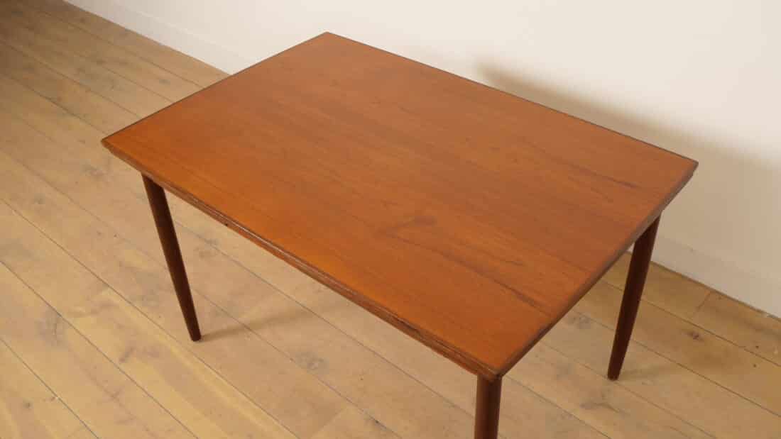 Vintage Eettafel Teak Uitschuifbaar 123 Cm Bootmodel