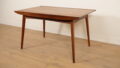 Vintage eettafel Milano | Uitschuifbaar | Louis van Teeffelen | Wébé | 1960's