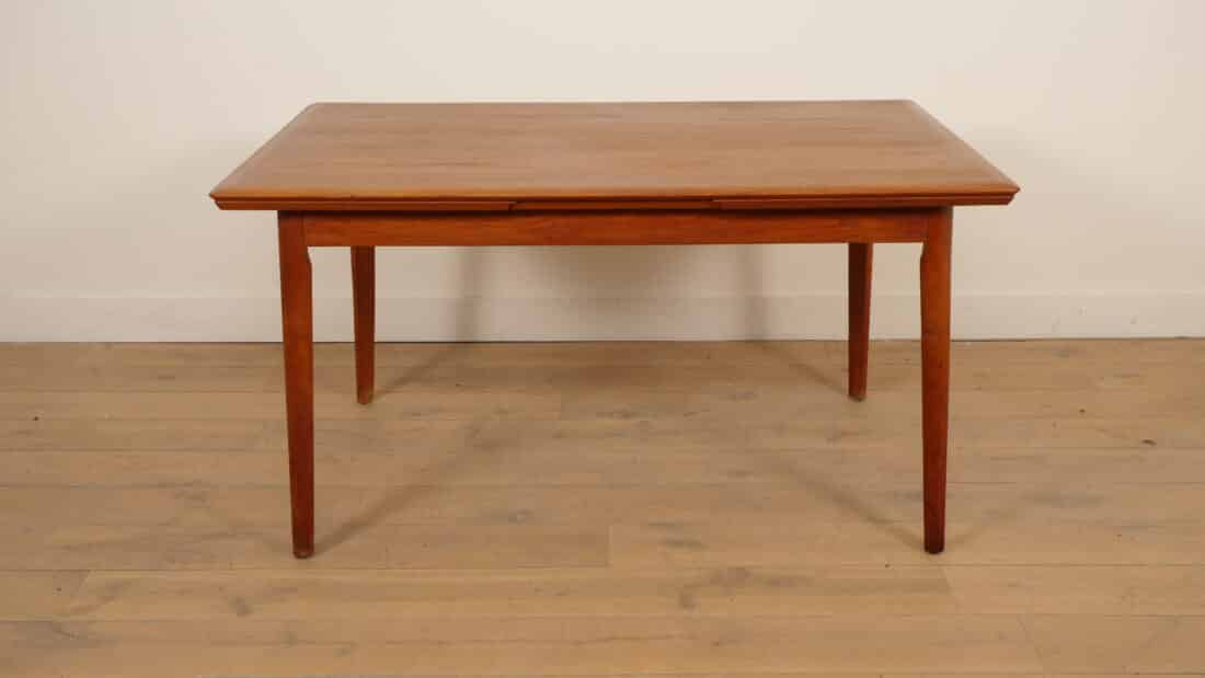 Vintage Eettafel Teak Uitschuifbaar 140 Cm Silkeborg Vintage Eettafel Teak Uitschuifbaar 140 Cm Silkeborg