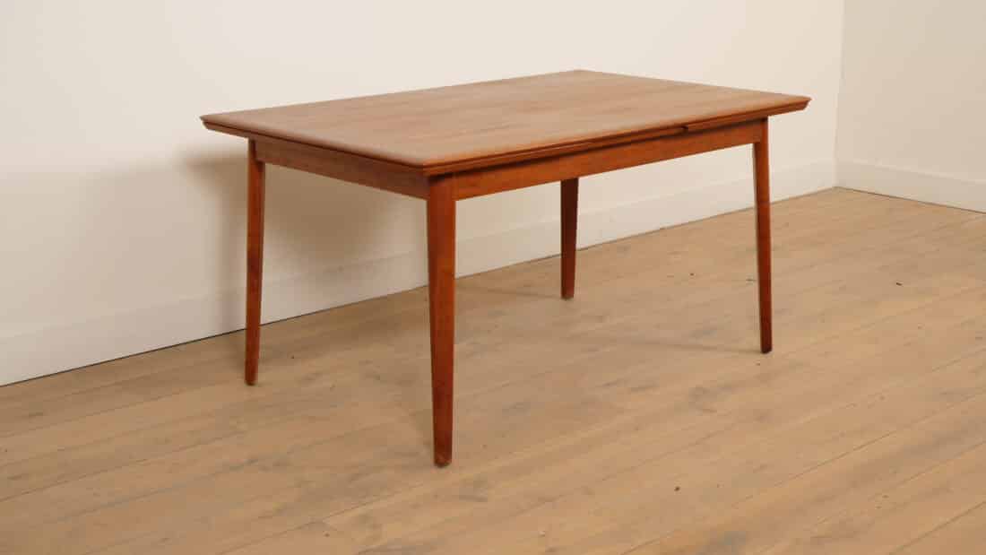 Vintage Eettafel Teak Uitschuifbaar 140 Cm Silkeborg Vintage Eettafel Teak Uitschuifbaar 140 Cm Silkeborg