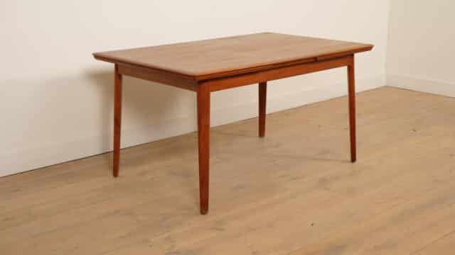 Vintage Eettafel Teak Uitschuifbaar 140 Cm Silkeborg