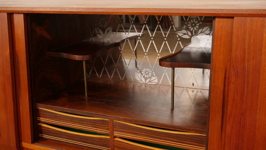 Vintage Highboard Wandkast Teak 1960s Vintage Highboard Wandkast Teak 1960s