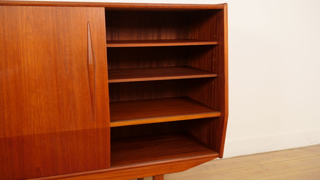 Vintage Highboard Wandkast Teak 1960s Vintage Highboard Wandkast Teak 1960s