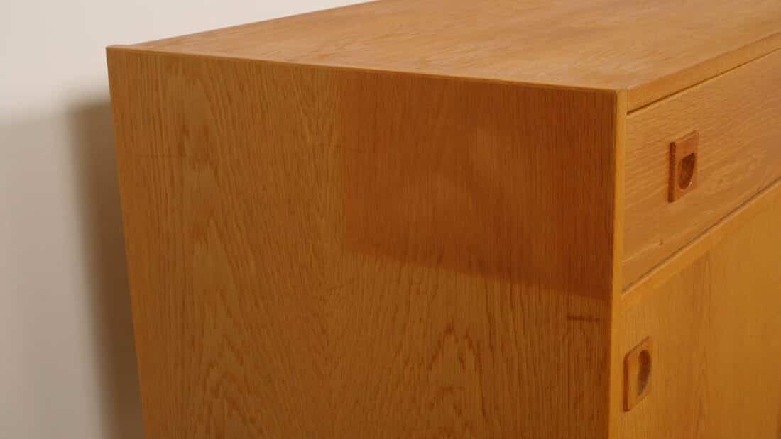Vintage Dressoir Eiken 89 Cm Schuifdeuren Vintage Dressoir Eiken 89 Cm Schuifdeuren