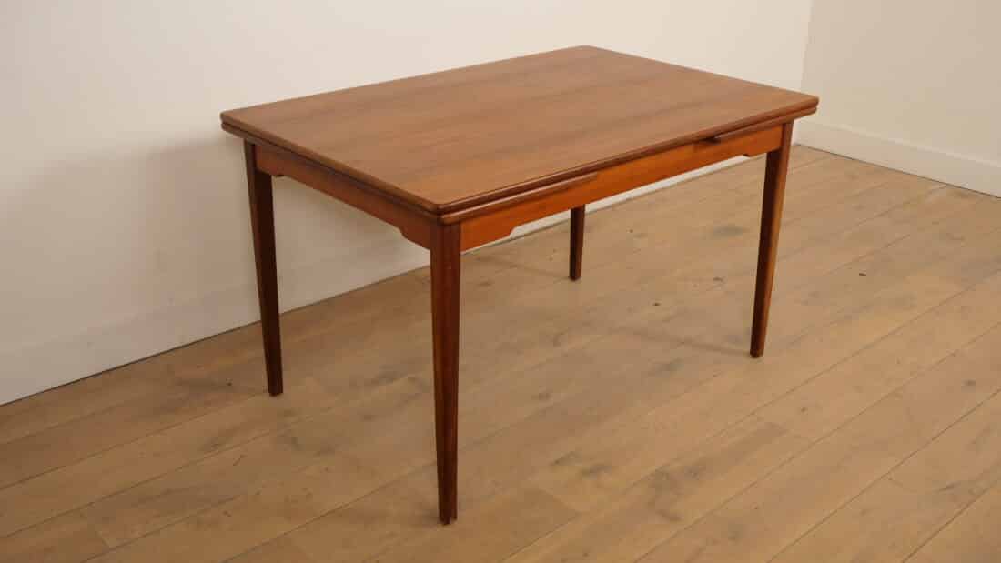 Vintage Eettafel Teak Uitschuifbaar 122 Cm Vintage Eettafel Teak Uitschuifbaar 122 Cm