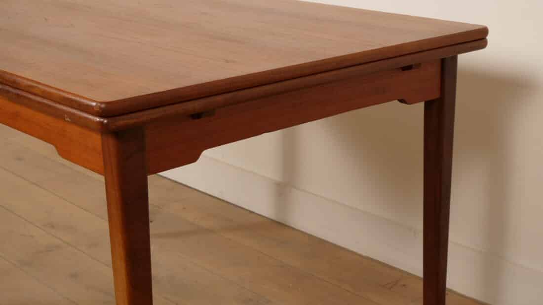 Vintage Eettafel Teak Uitschuifbaar 122 Cm Vintage Eettafel Teak Uitschuifbaar 122 Cm