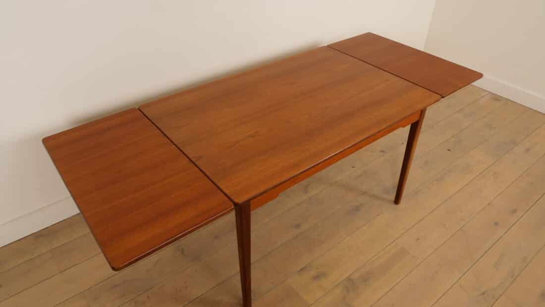 Vintage Eettafel Teak Uitschuifbaar 122 Cm Vintage Eettafel Teak Uitschuifbaar 122 Cm