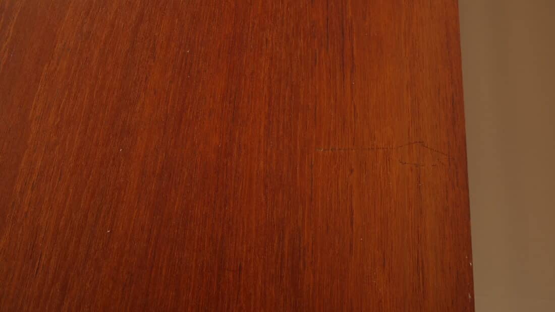 Vintage Dressoir Teak 190 Cm Zwarte Details Vintage Dressoir Teak 190 Cm Zwarte Details