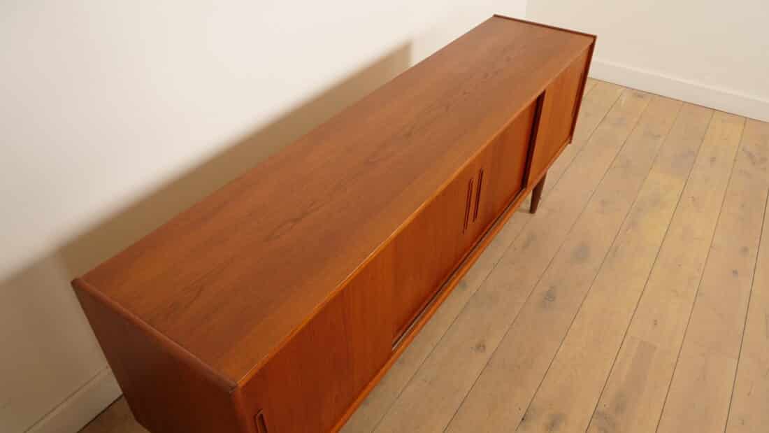Vintage Dressoir Schuifdeuren Scandinavisch Design 195 Cm