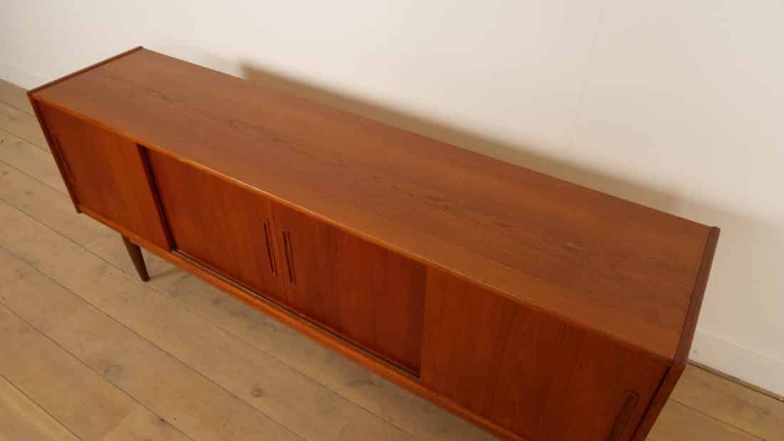 Vintage Dressoir Schuifdeuren Scandinavisch Design 195 Cm