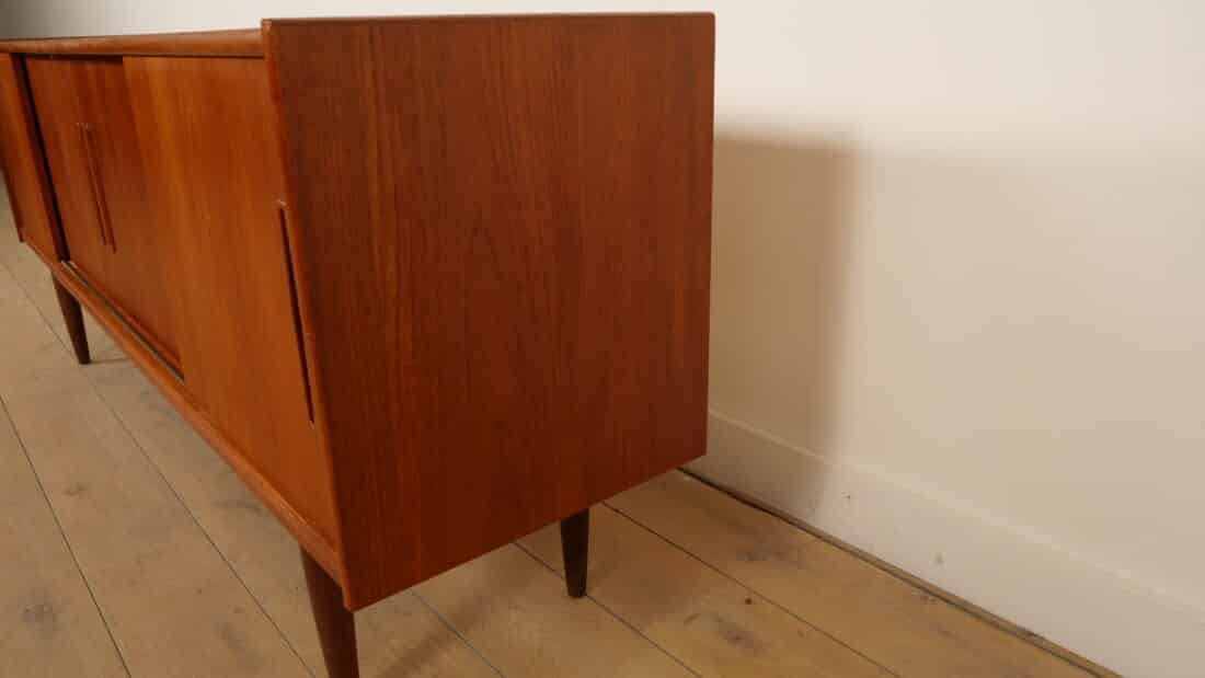 Vintage Dressoir Schuifdeuren Scandinavisch Design 195 Cm