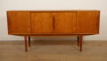 Vintage Deens dressoir | Schuifdeuren | Scandinavisch design | 185 cm