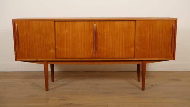Vintage Deens Dressoir Schuifdeuren Scandinavisch Design 185 Cm