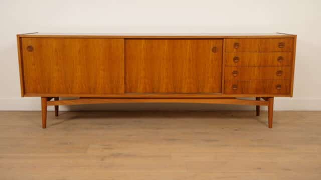 Vintage Dressoir Xl Schuifdeuren Scandinavisch Design 241 Cm