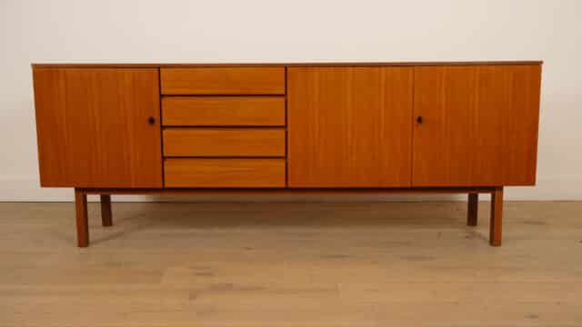 Vintage Dressoir Mid Century Modern 200 Cm