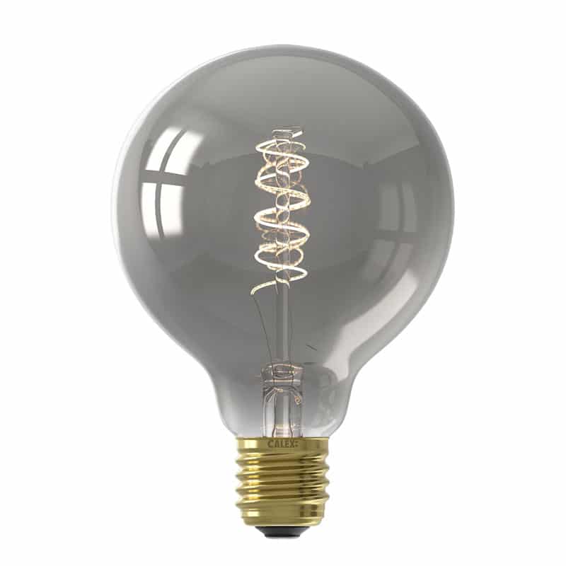 Calex Titanium Globe Bulb Led Lamp M E27 8211 100 Lumen