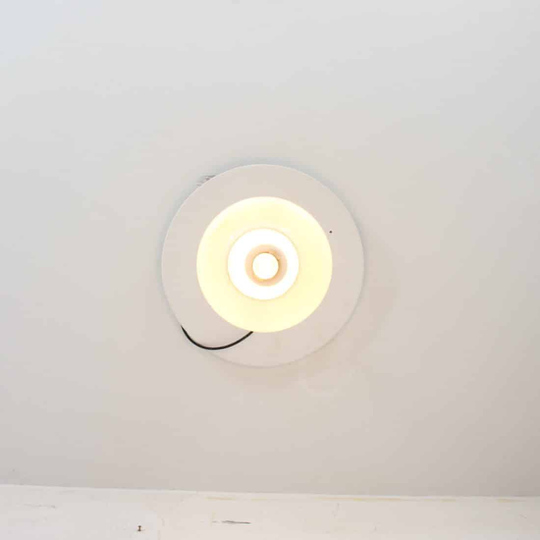 Mid Century Melkglas Plafondlamp