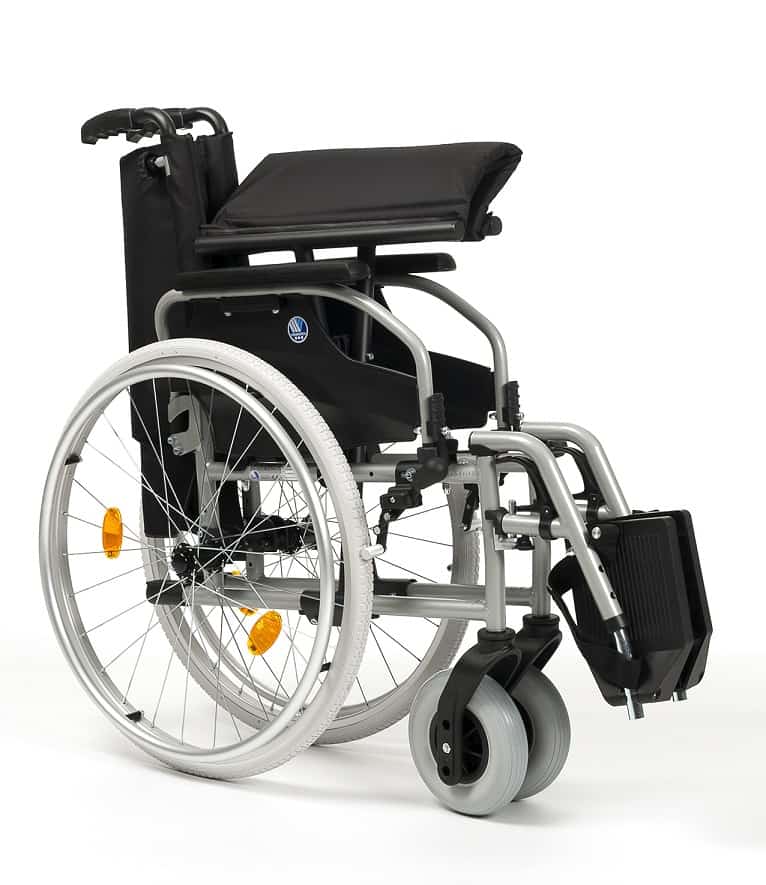 bruid Uitlijnen Opname Vermeiren D100 Handbewogen rolstoel Grijs/Zwart koopt u bij De Graaf  Mobiliteit