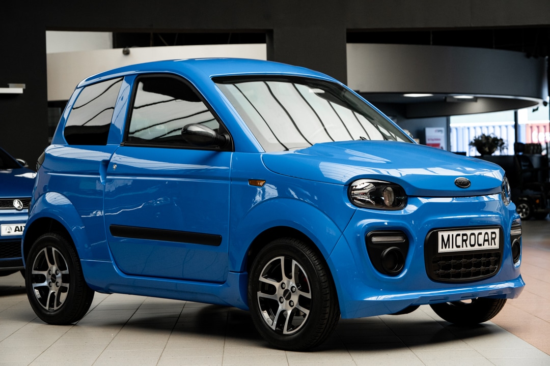 Microcar M Go 6 Progress Plus 2020 Brommobiel Occasion Reefblauw Metallic