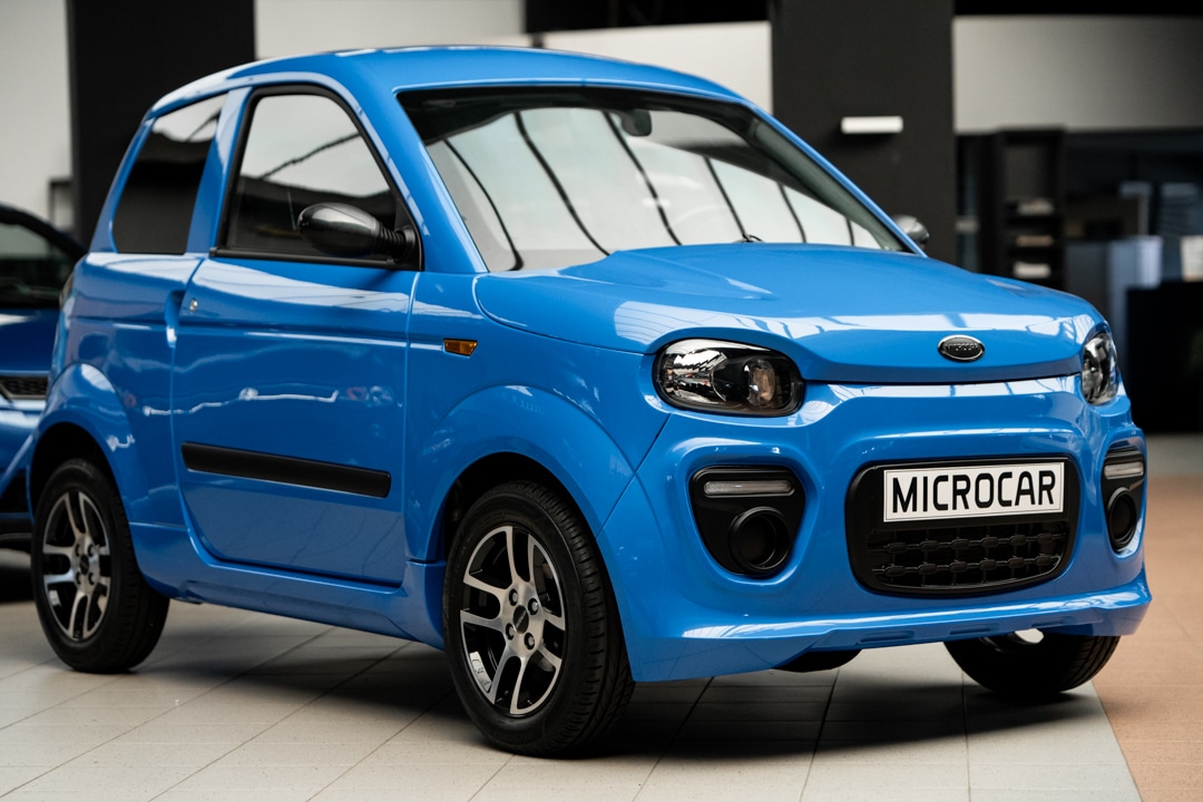 Microcar M Go 6 Progress Plus 2020 Brommobiel Occasion Reefblauw Metallic