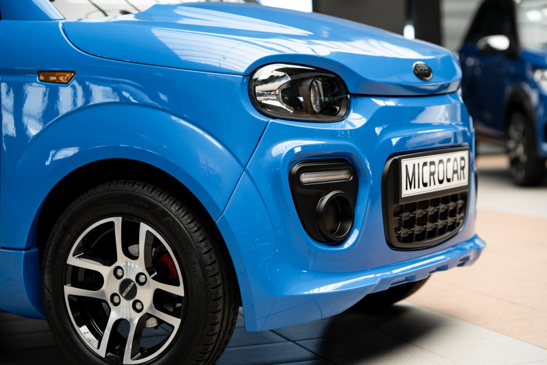 Microcar M Go 6 Progress Plus 2020 Brommobiel Occasion Reefblauw Metallic