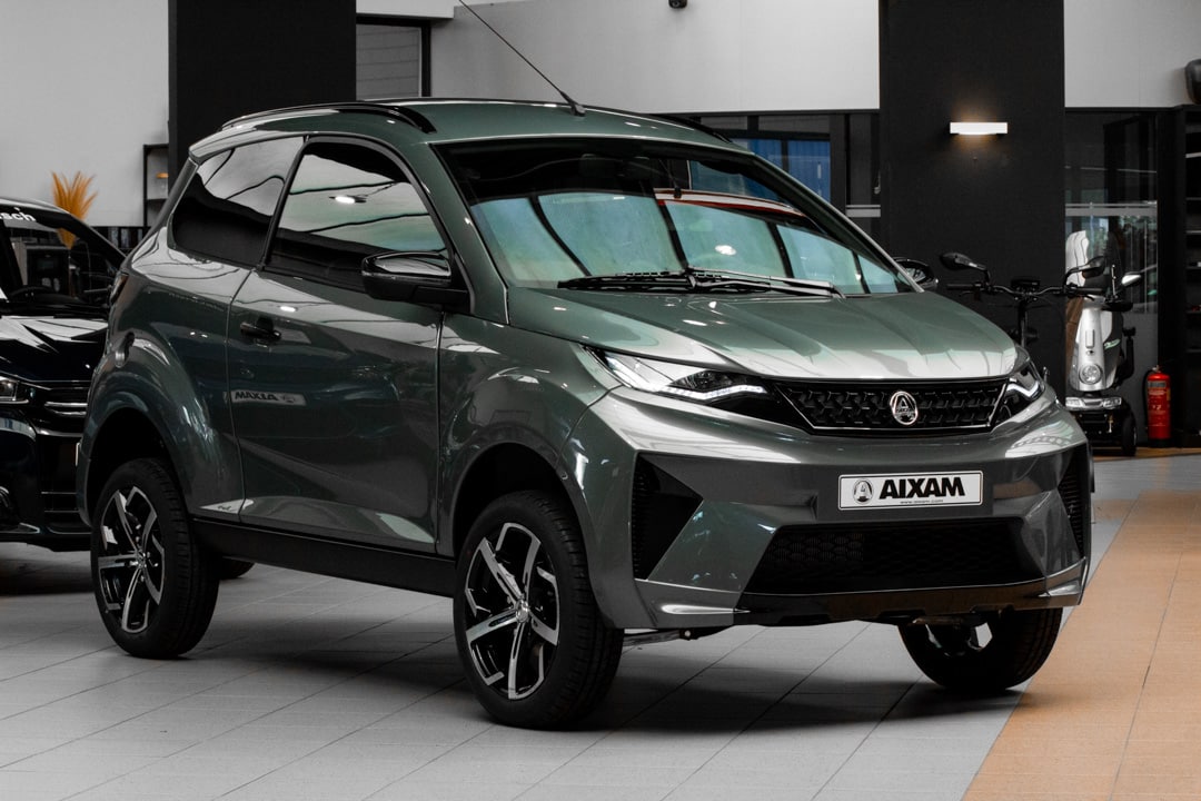 Aixam Crossover Premium Ambition 2024 Brommobiel Nieuw Titaniumgrijs Metallic