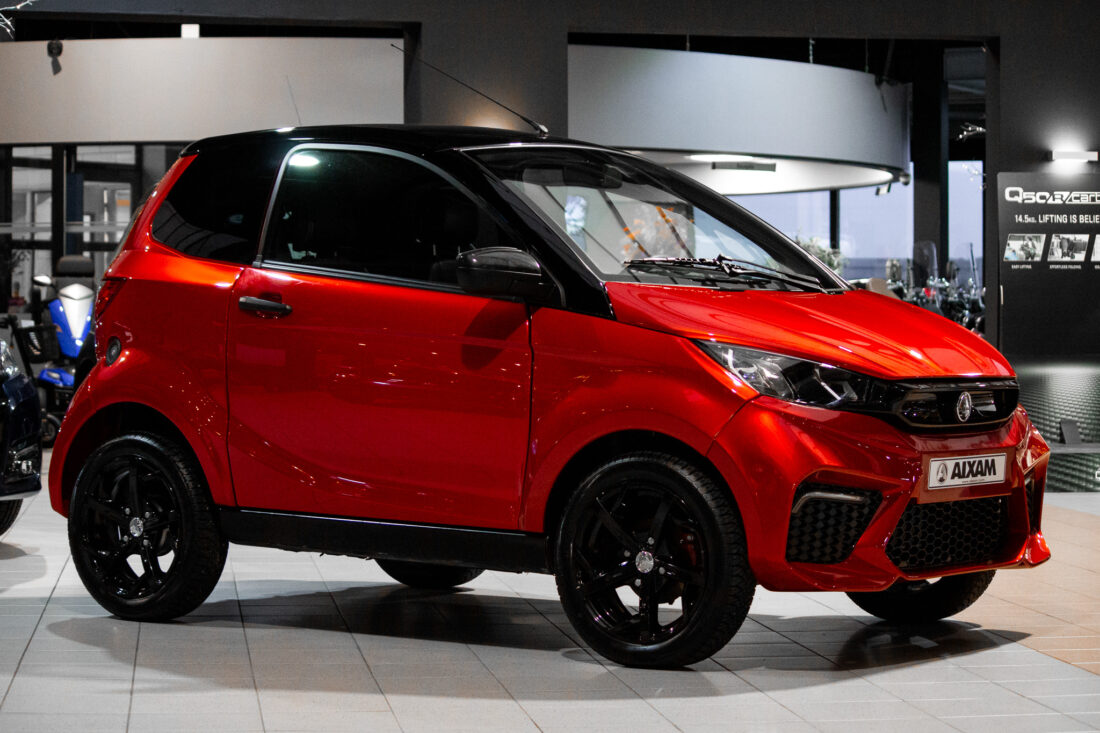 Aixam City Sport Emotion 2022 Brommobiel Occasion Parelmoer Rood Metallic