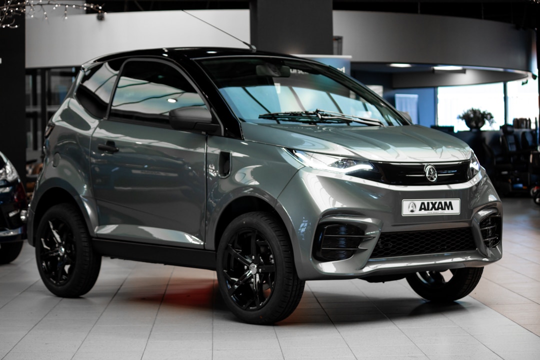 Aixam E City Sport Ambition 2025 Brommobiel Elektrisch Titaniumgrijs Metallic