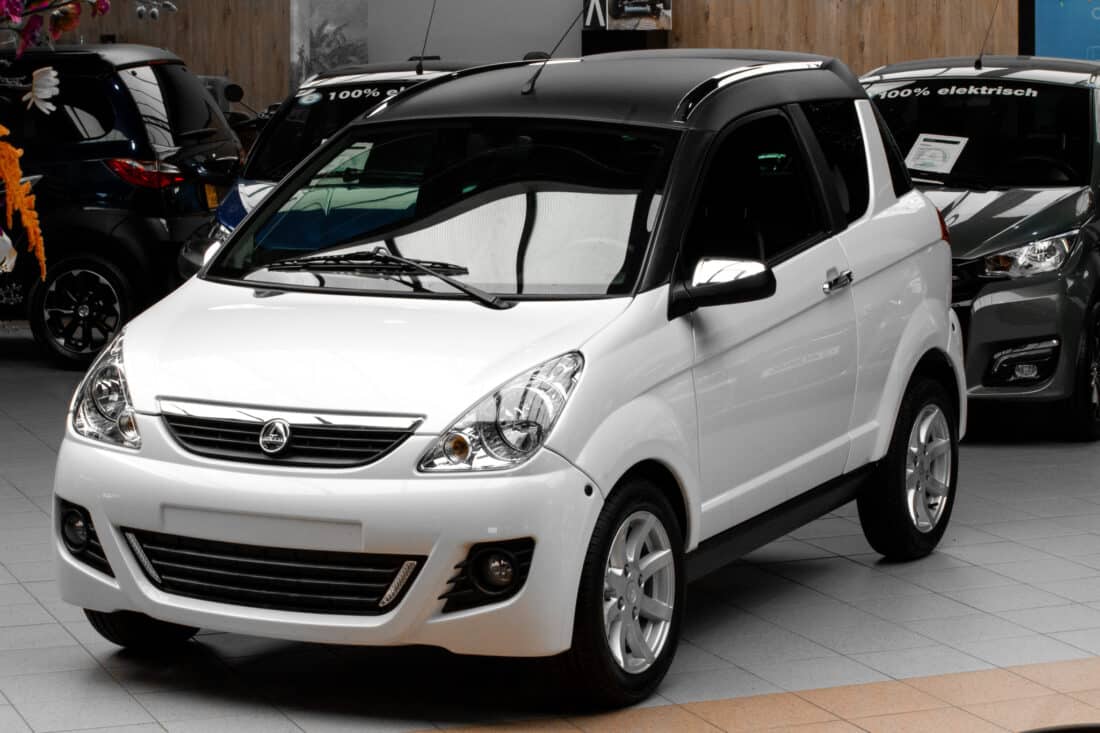 Aixam Crossline Premium 2011 Brommobiel Occasion Parelmoerwit Metallic