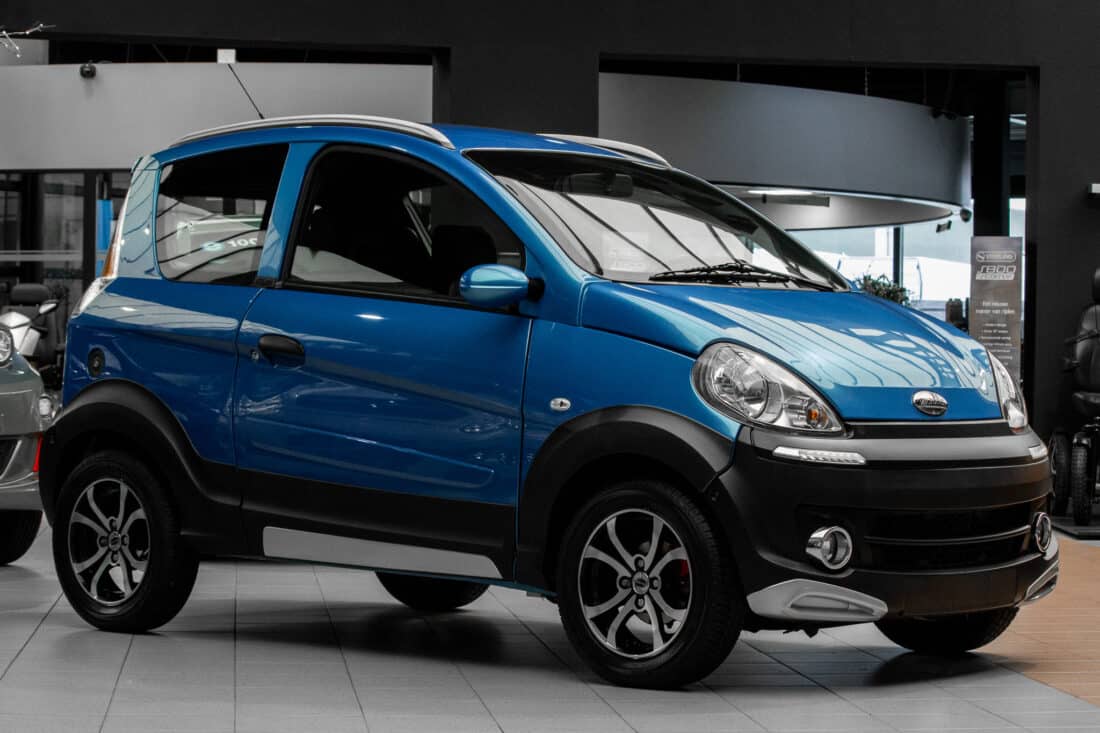 Microcar M Go 2 Highland Dci 2014 Brommobiel Occasion Blauw