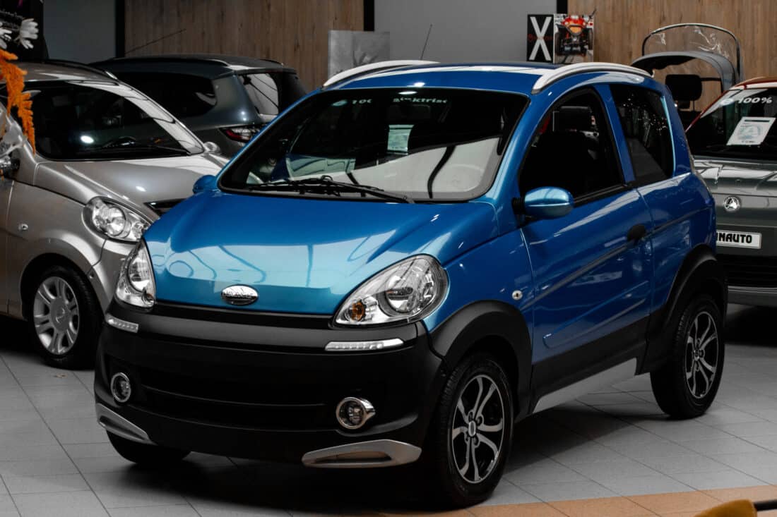 Microcar M Go 2 Highland Dci 2014 Brommobiel Occasion Blauw