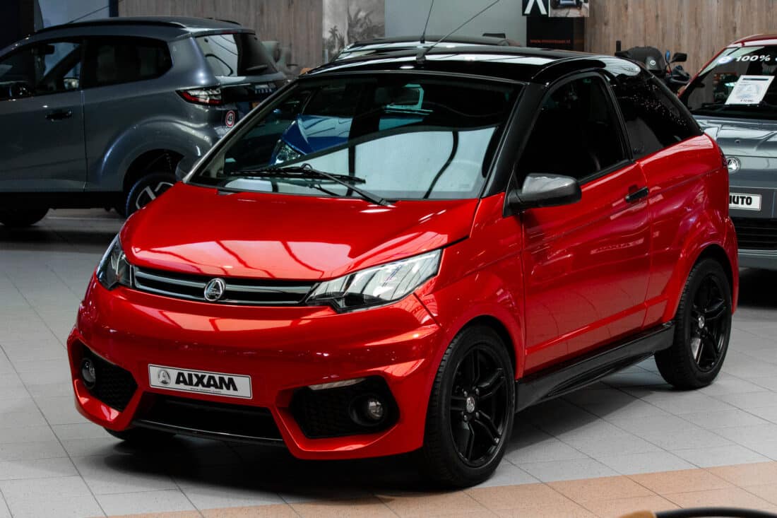 Aixam Coup Gti Vision 2015 Brommobiel Occasion Parelmoer Rood Metallic