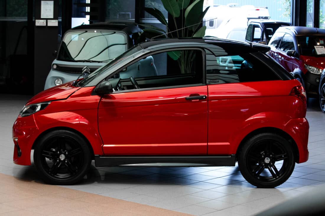 Aixam Coup Gti Vision 2015 Brommobiel Occasion Parelmoer Rood Metallic