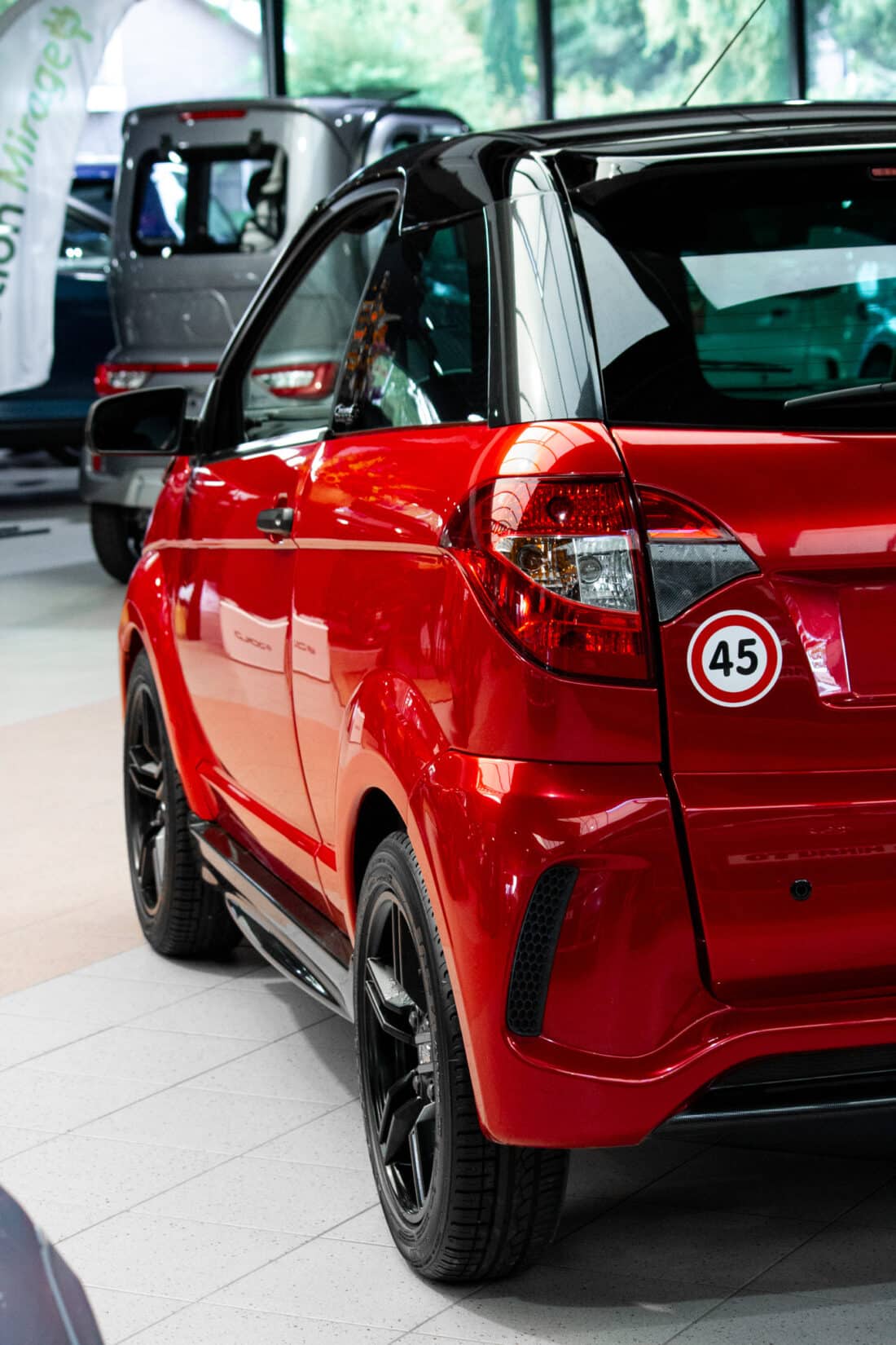 Aixam Coup Gti Vision 2015 Brommobiel Occasion Parelmoer Rood Metallic