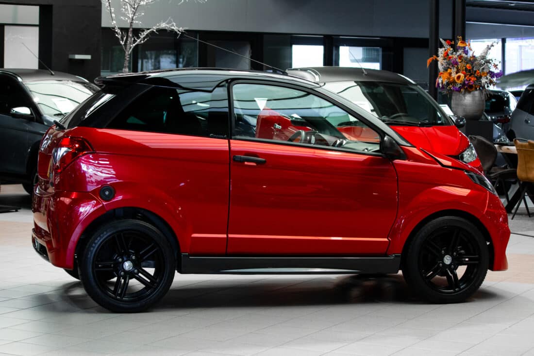 Aixam Coup Gti Vision 2015 Brommobiel Occasion Parelmoer Rood Metallic